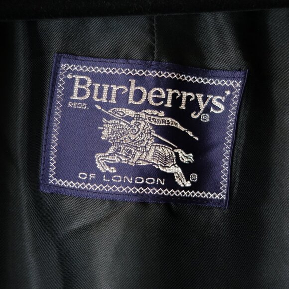 Vintage Burberrys Wool & Nova Check Lined Double Breasted Trench Coat, Size XL - Picture 4 of 16